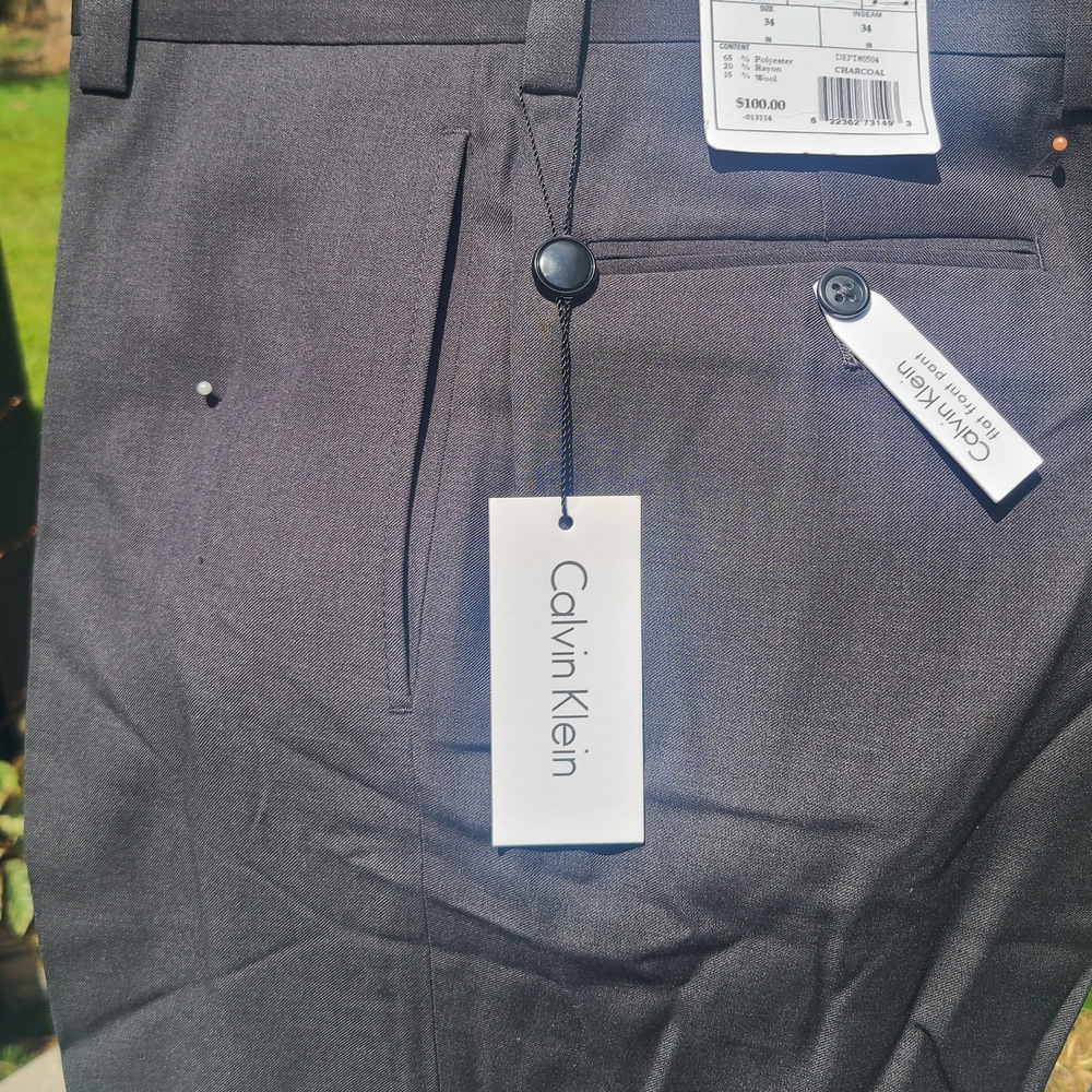 Calvin Klein Dark Gray Trousers